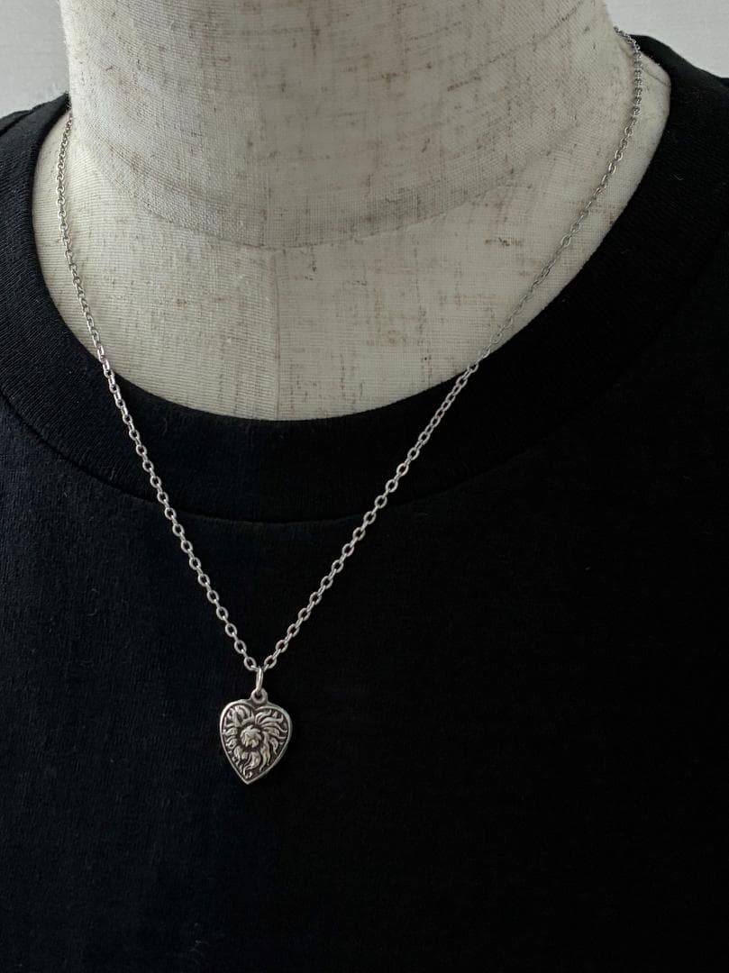 スウィートハートジュエリー ひまわり 向日葵 シルバーヴィンテージネックレス