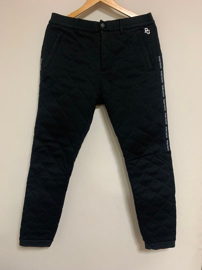 パーリーゲイツ　キルティング ジョガーパンツ