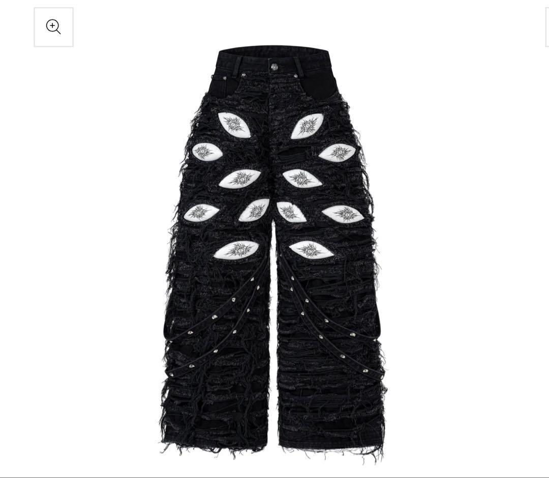 パンツ UNIZ White eyes pants