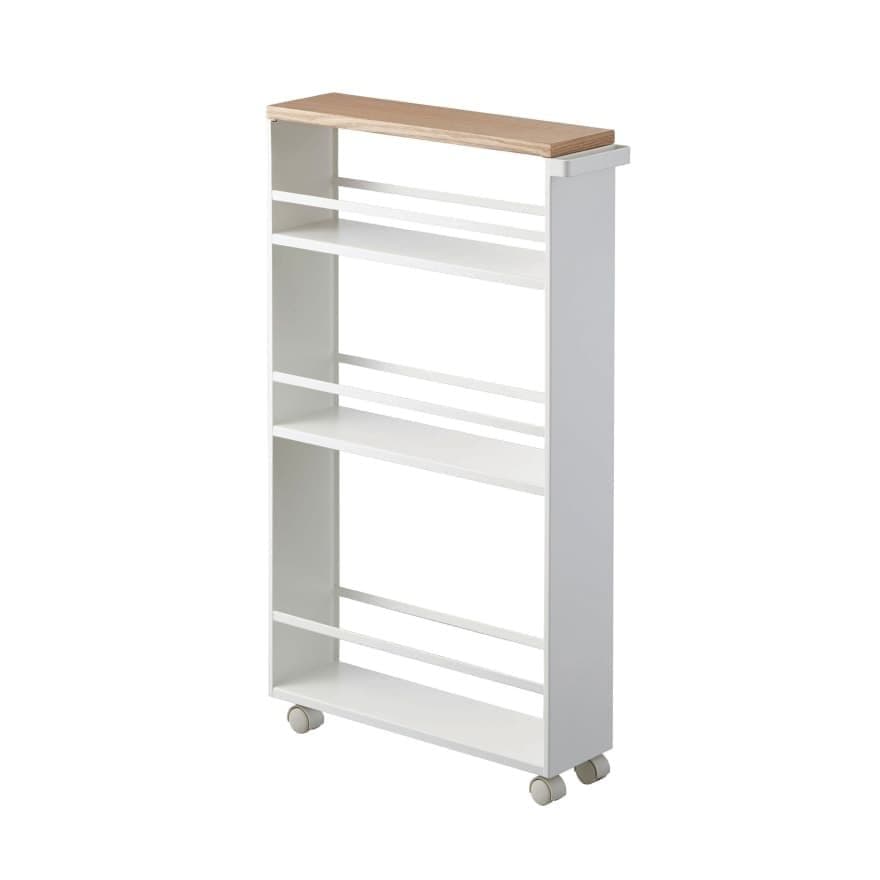 山崎実業　ハンドル付きスリムワゴン タワー TOWER