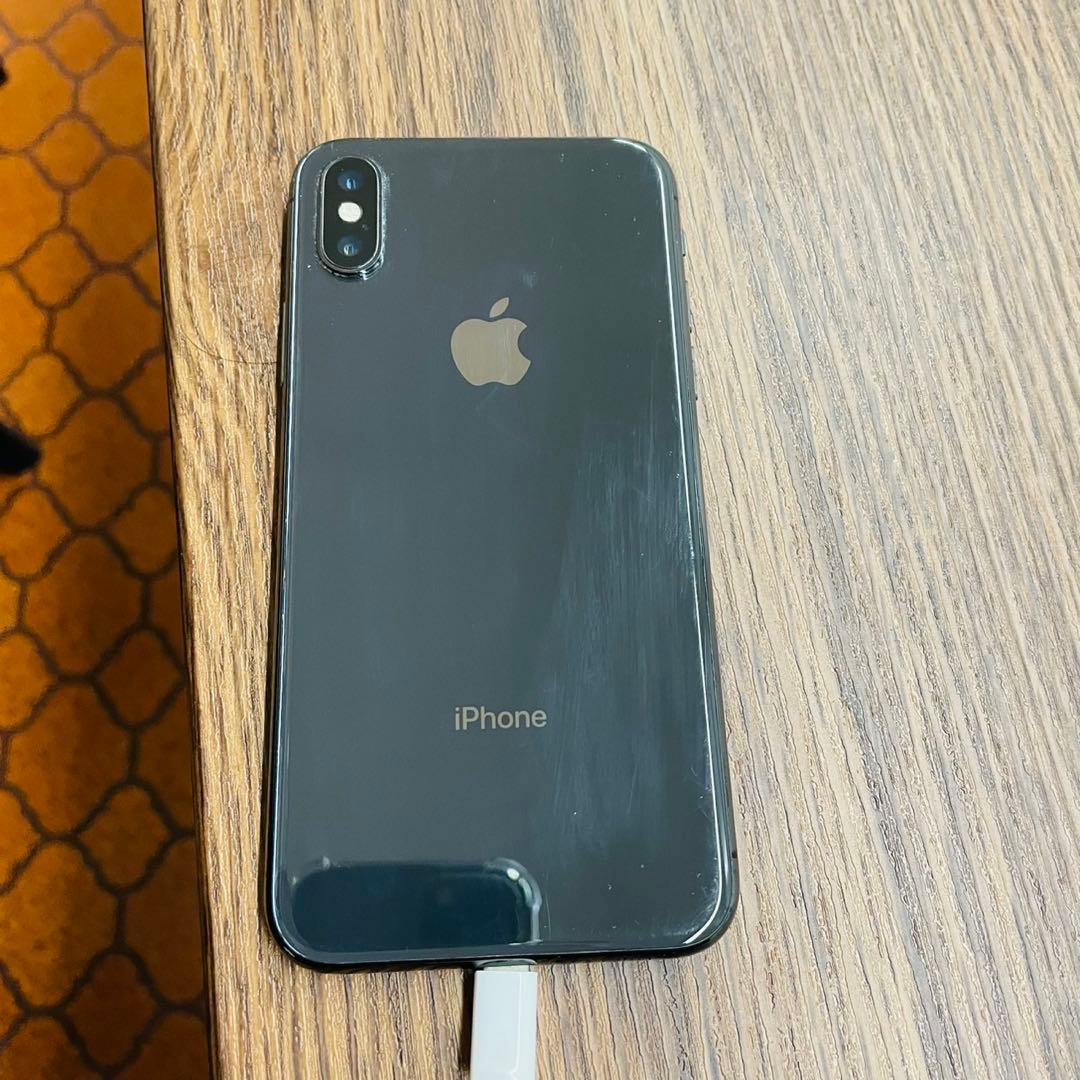 iPhone X スペースグレー 本体 256GB