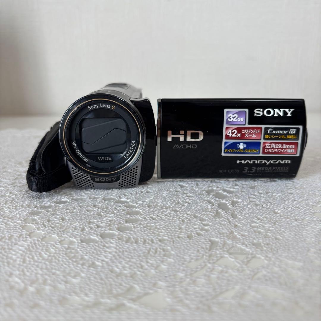 SONY デジタルHDビデオカメラ HDR-CX180 予備バッテリー 付き