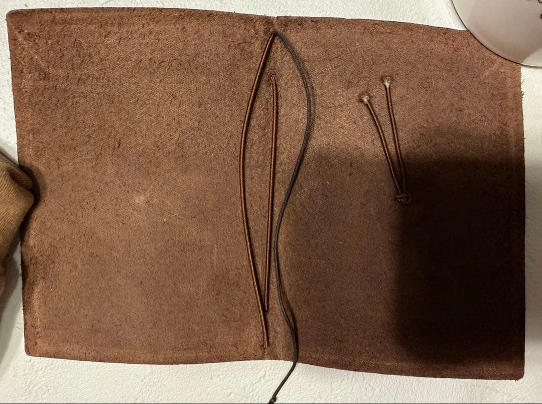 旧ロゴmidori travelers notebook 連結バンド付