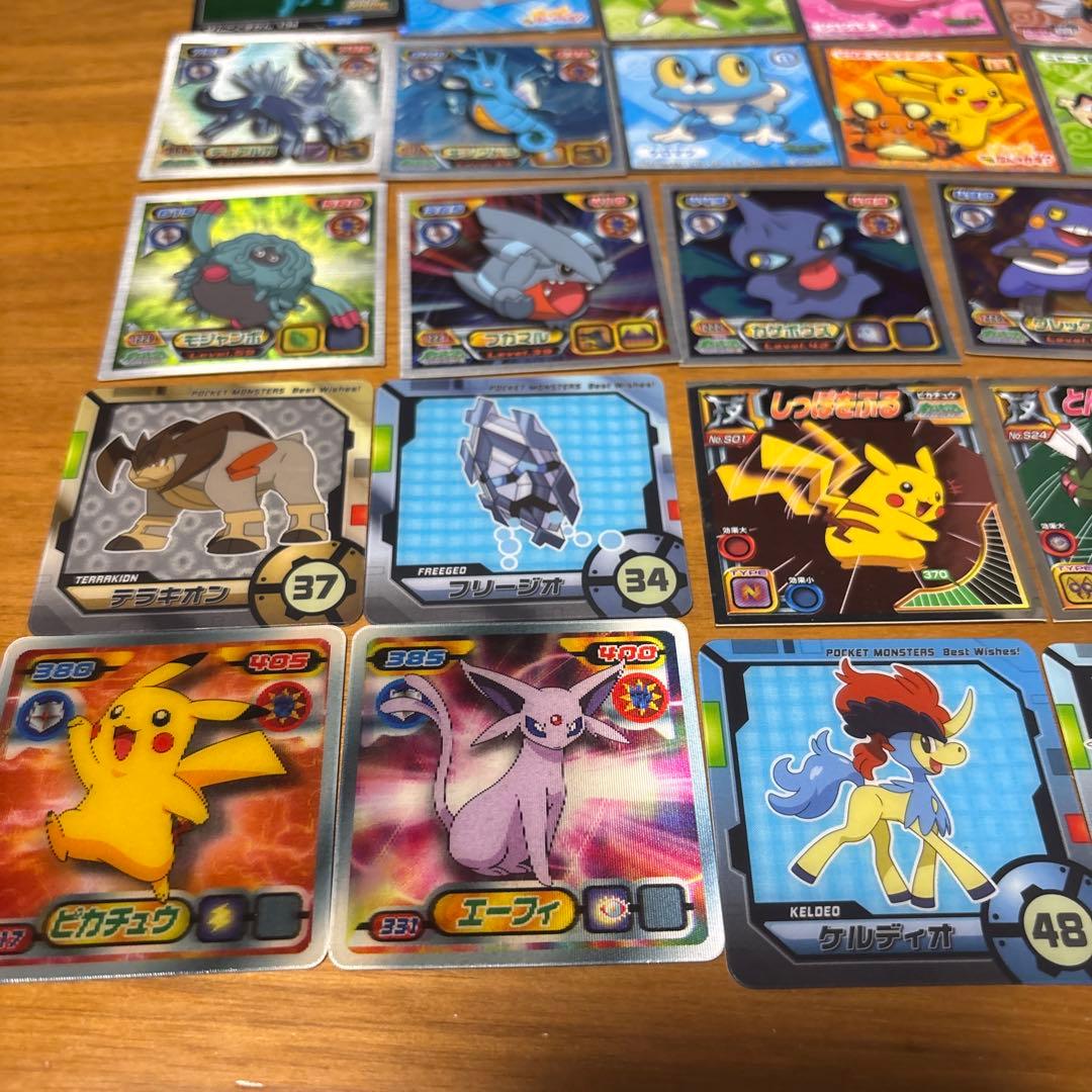 ポケモン　シール烈伝　まとめ　技シール　全国図鑑pro ピカチュウ　リザードン