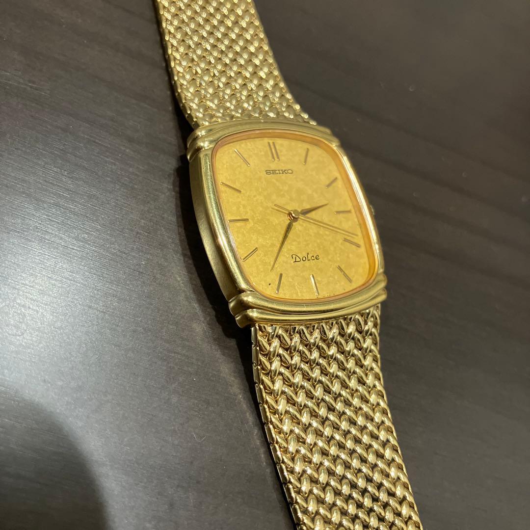 Seiko Dolce ゴールド メッシュバンド　美品
