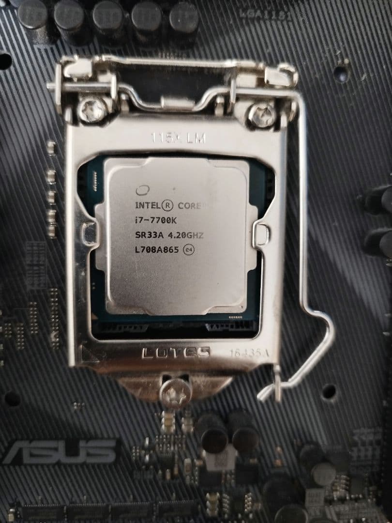 【動作品】ASUS Z270Gマザーボードintel core-i7 7700K