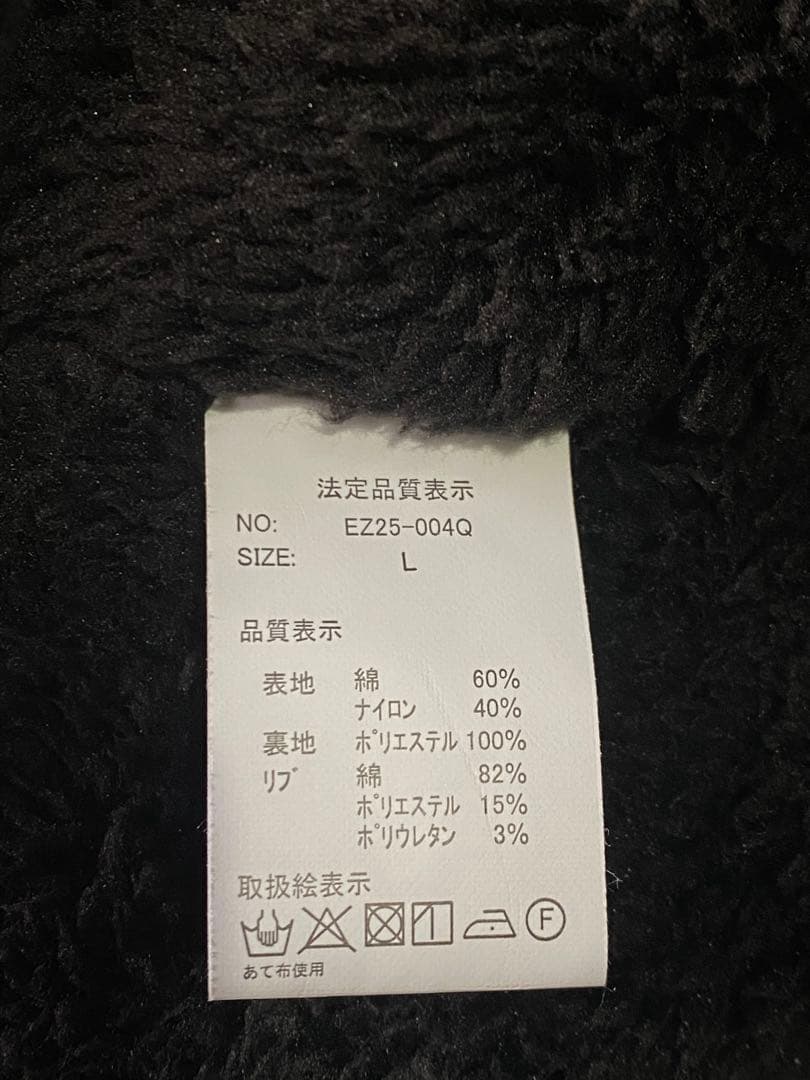 パ*チ様 ボア裏地付きブラックマウンテンパーカー　paty.rmc