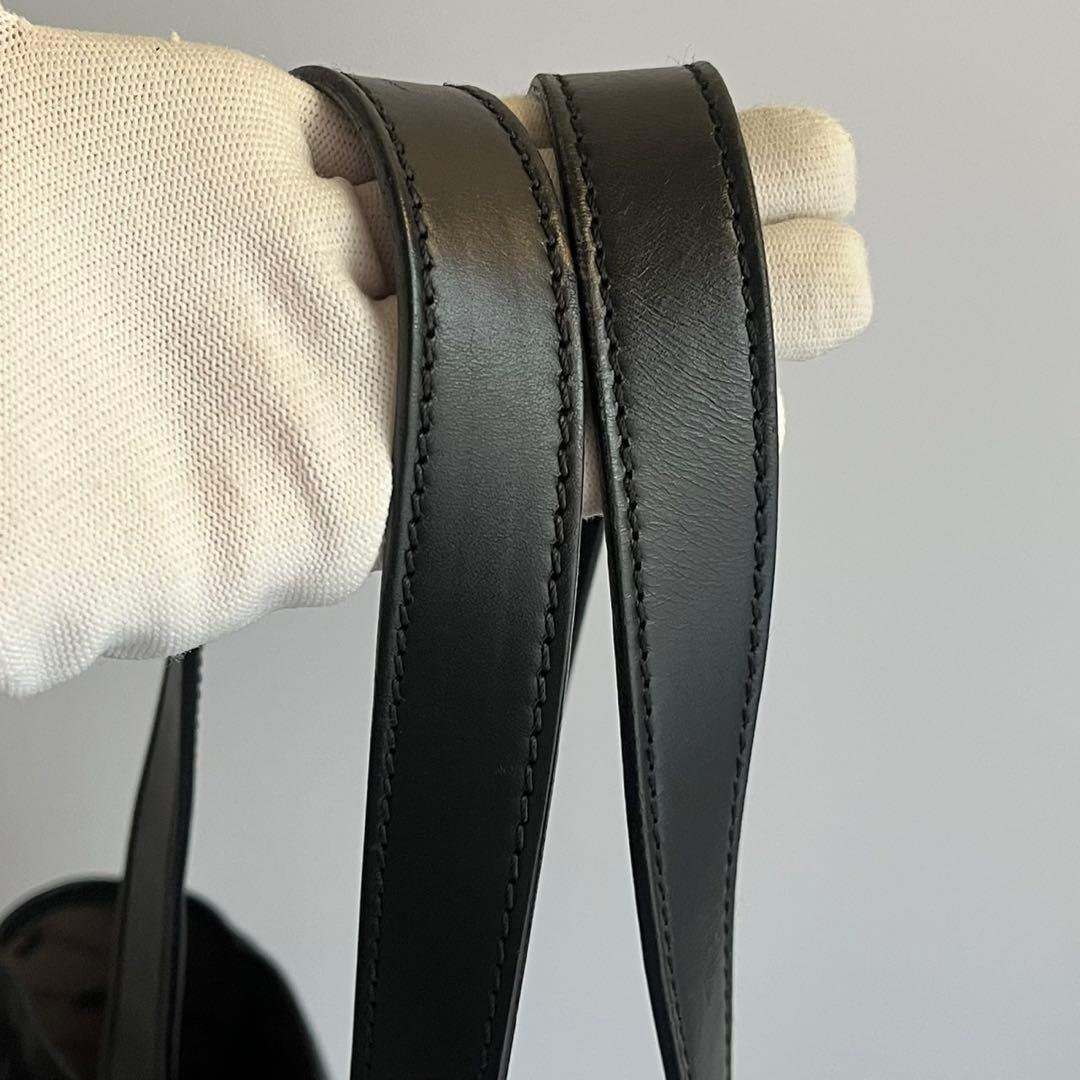 ✨未使用級✨　HUNTING WORLD 　トートバッグ　キャンバス　レザー　黒