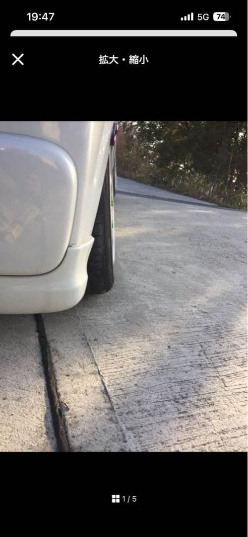 アルトラパンHE21S 加工アクスル　キャンバー10度