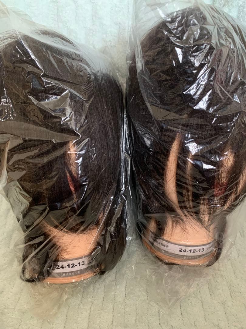 美容師国家試験用カットウィッグ2体新品未開封