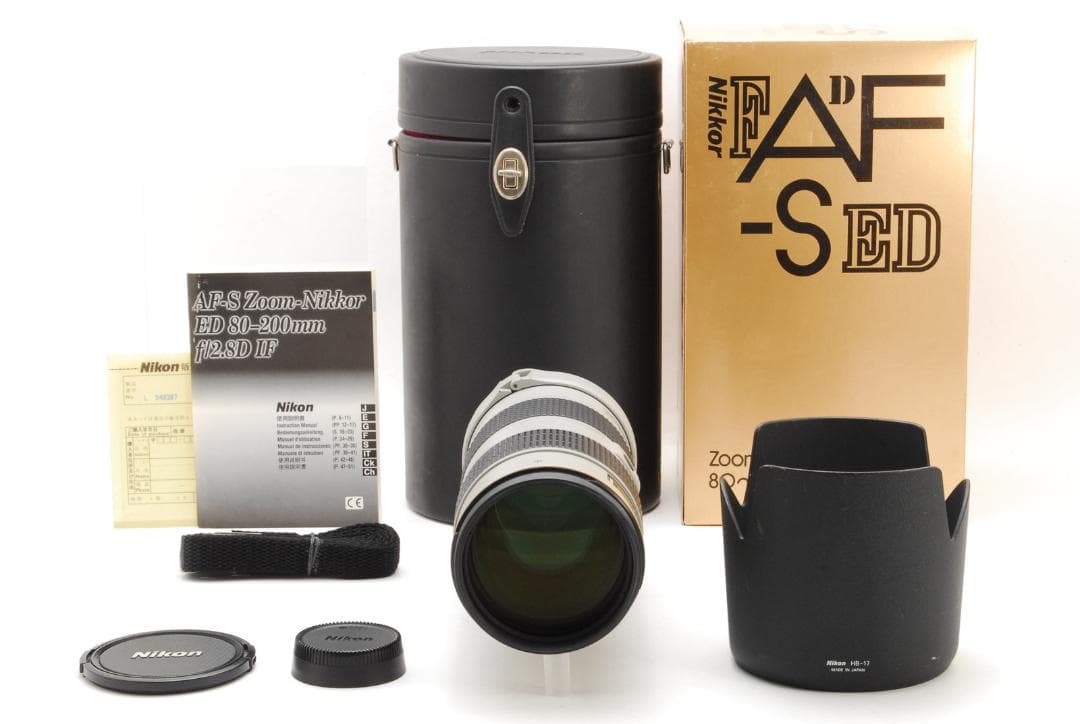 【訳あり品 箱付き】ニコン Nikkor 80-200mm F2.8 D グレー