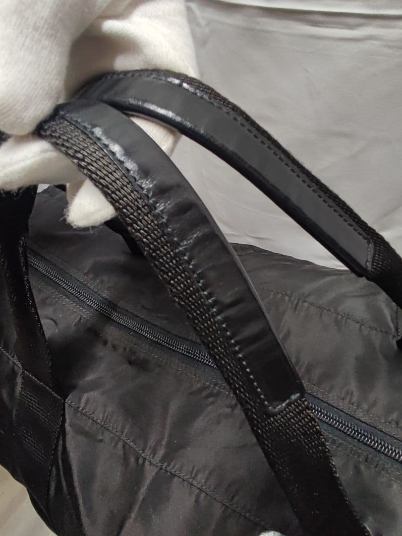 美品 PRADA ブラック ボストンバッグ