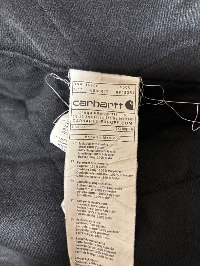 Carhartt フード付きジャンパー 2XL ダークグレー