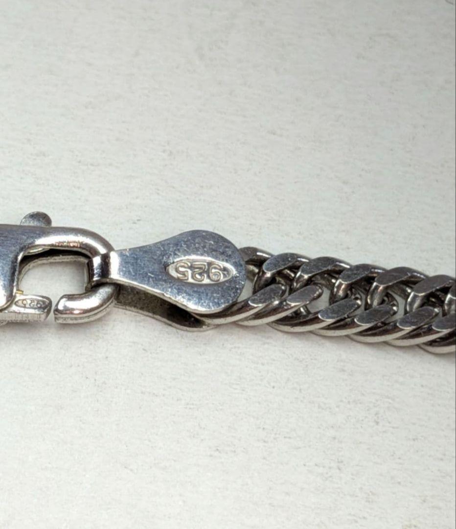 としITALY喜平4面ダブル　シルバー925 ネックレスチェーン 59cm