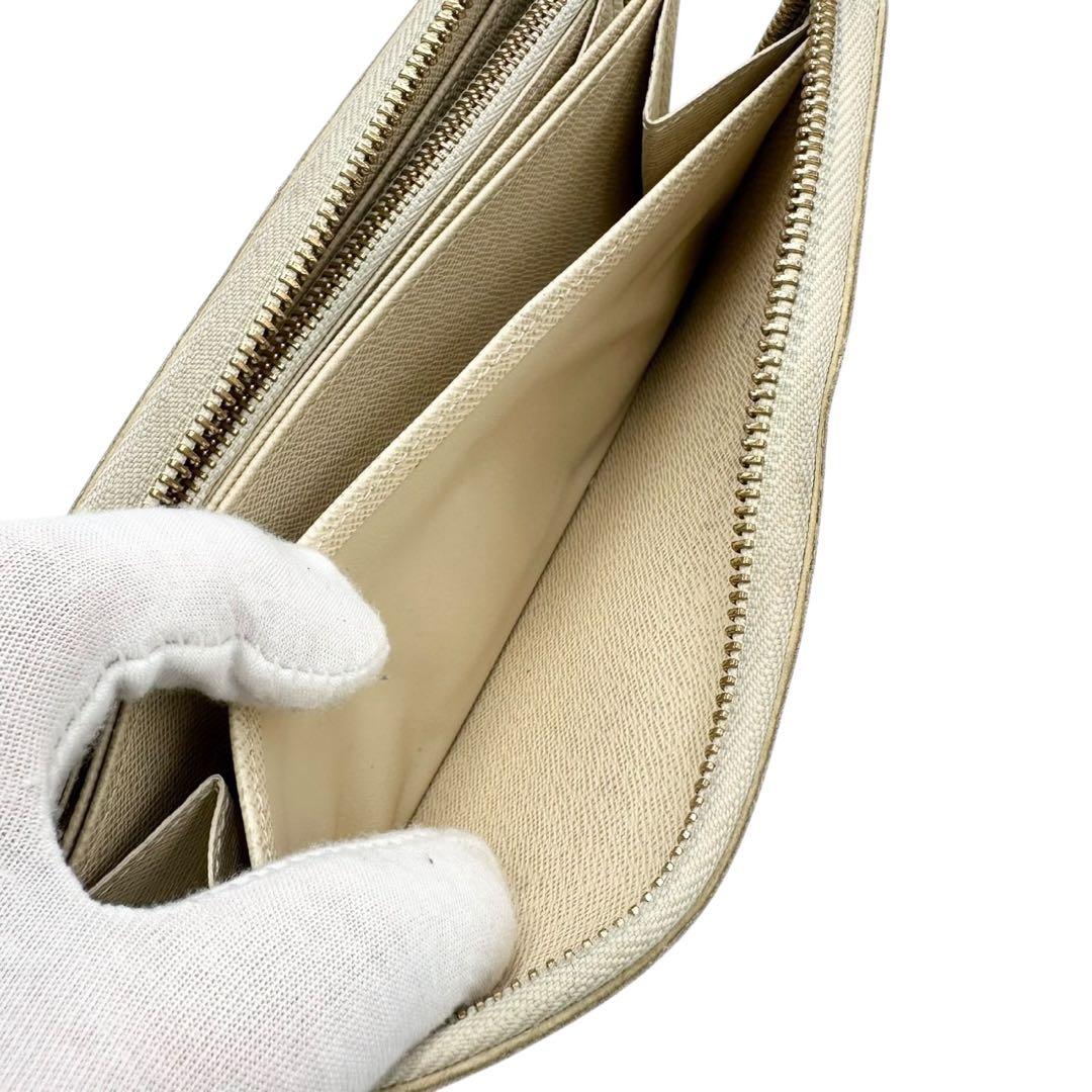 【美品】ルイヴィトン ジッピーウォレット ダミエアズール ラウンドファスナー