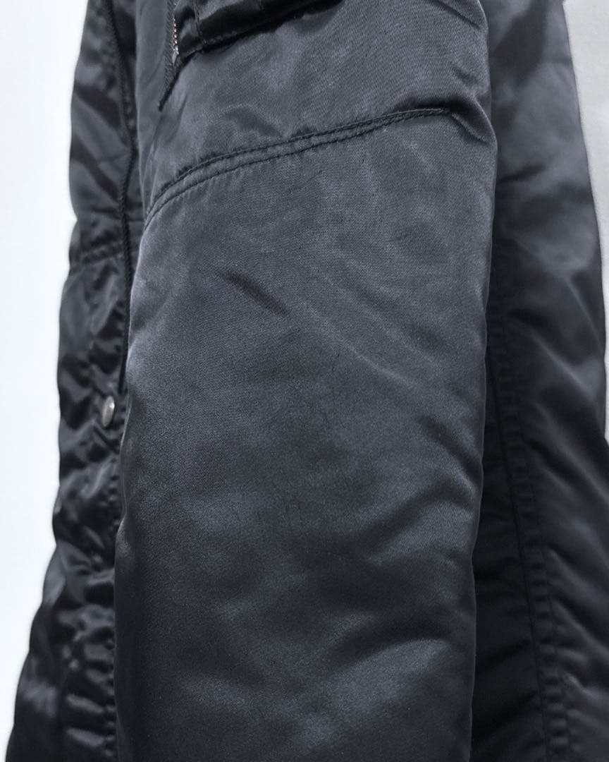 ヒステリックグラーHYSTERICGLAMOURN3Bモッズコート黒フリーサイズ