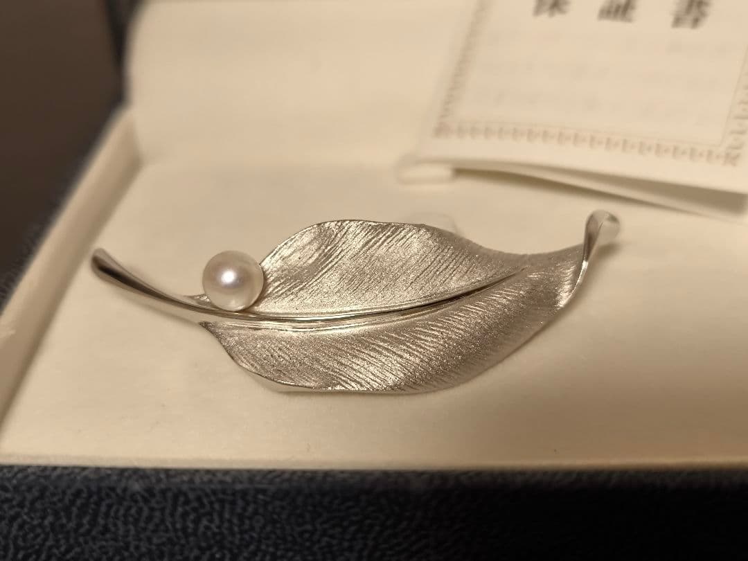 田崎 TASAKI 2ウェイ パール シルバー ブローチ