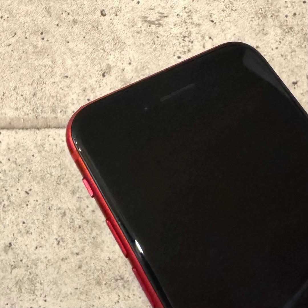 【美品／箱説明書つき】iPhoneSE（第2世代）128GB Redロックなし