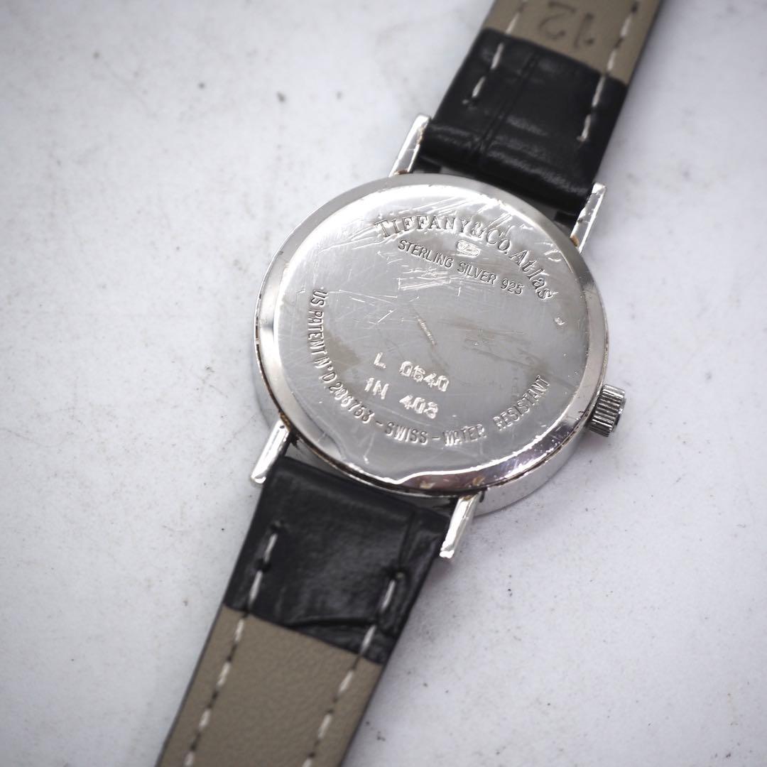 413 稼働【美品】TIFFANY&Co. 時計 アトラス SV925 シルバー