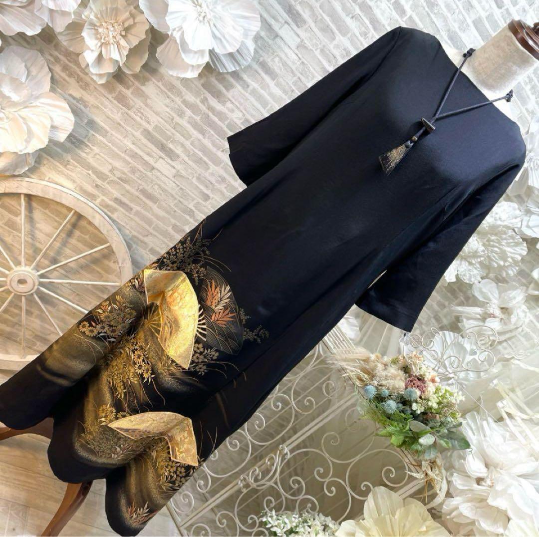 留袖ドレス　試着のみで着用