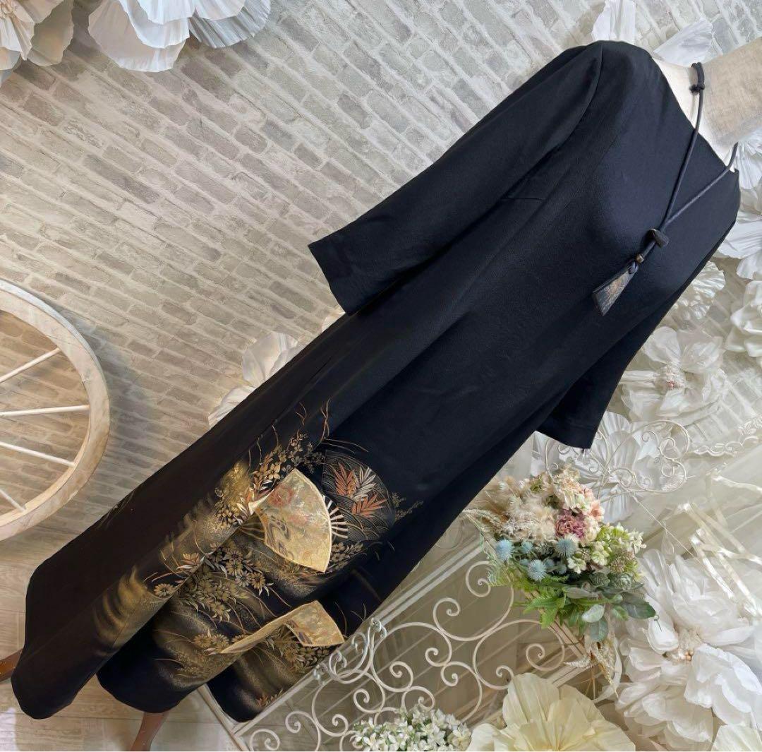 留袖ドレス　試着のみで着用