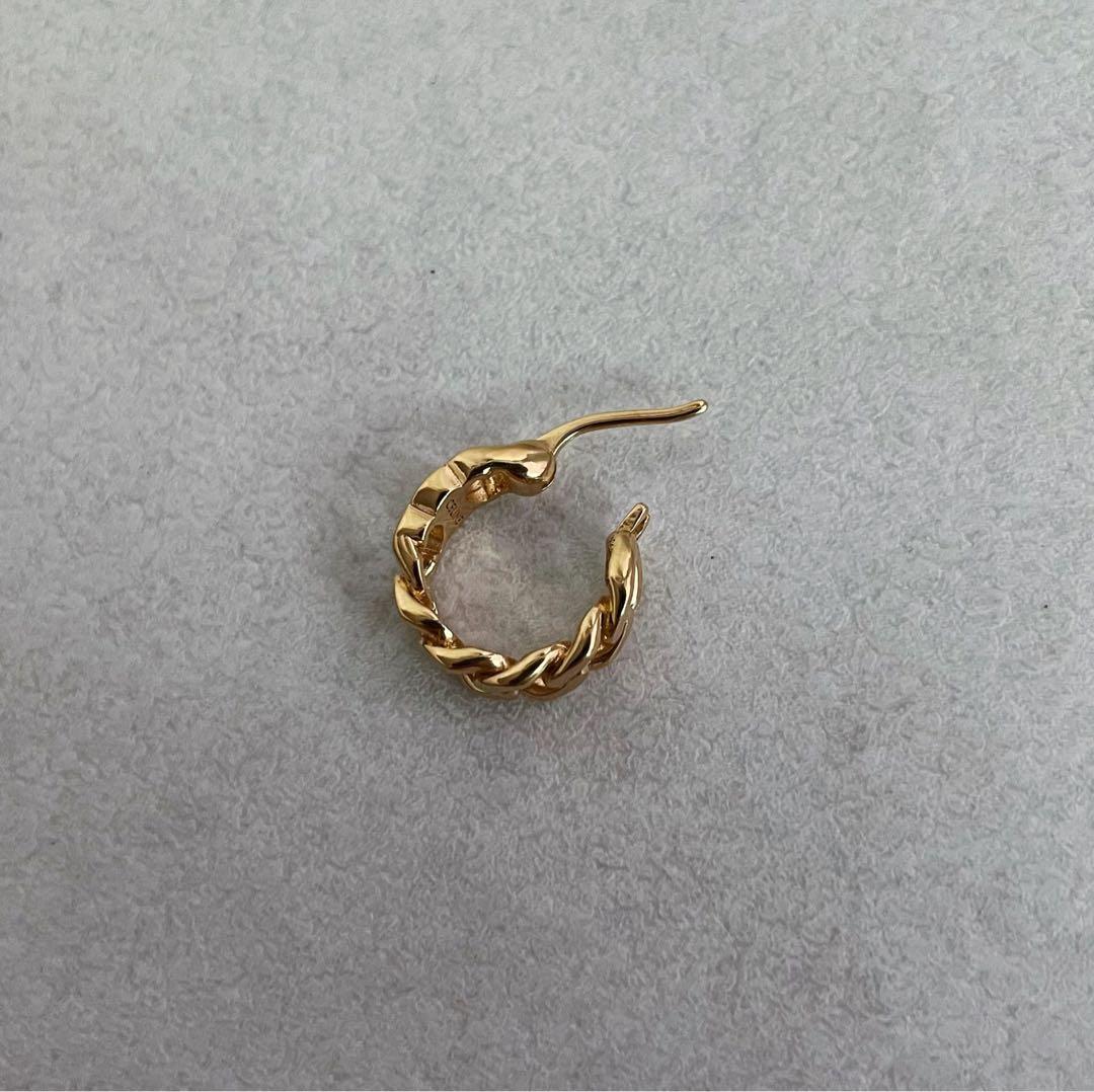 【CELINE】トリオンフ ゴールド ピアス 片耳