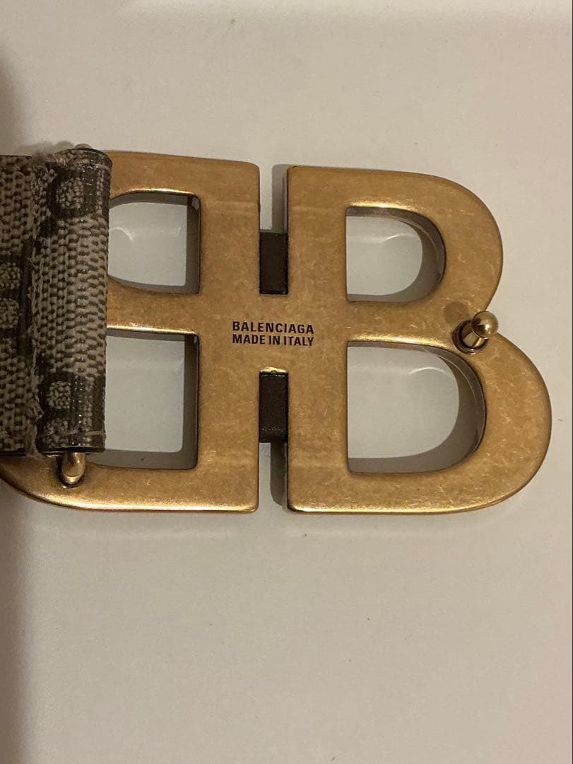 ぽ*ま様 グッチ　バレンシアガ　コラボ　ベルト