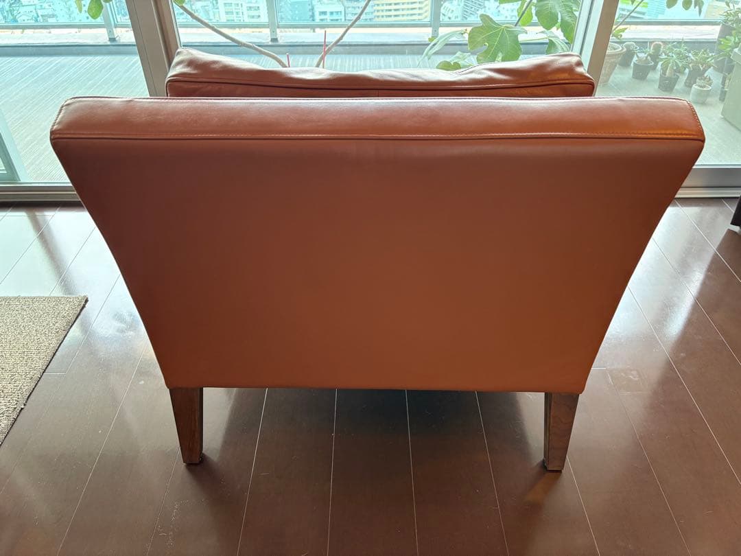 RORO 一人掛けソファ　本革　キャメルブラウン