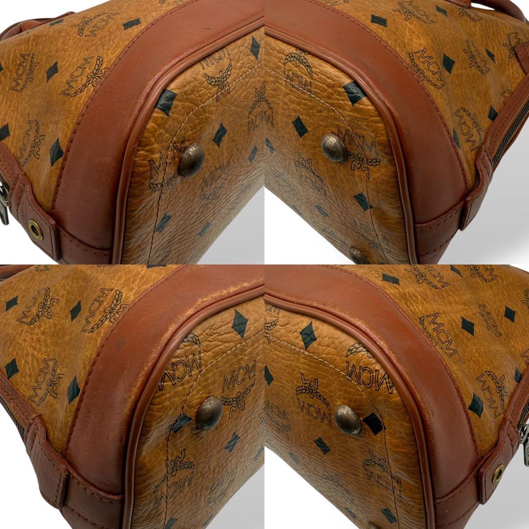 MCM エムシーエム ハンドバッグ ミニボストンバッグ レザー ヴィセトス柄