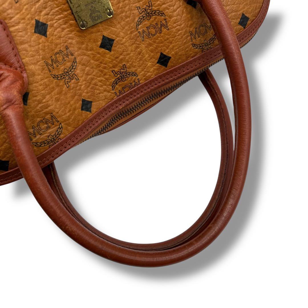 MCM エムシーエム ハンドバッグ ミニボストンバッグ レザー ヴィセトス柄