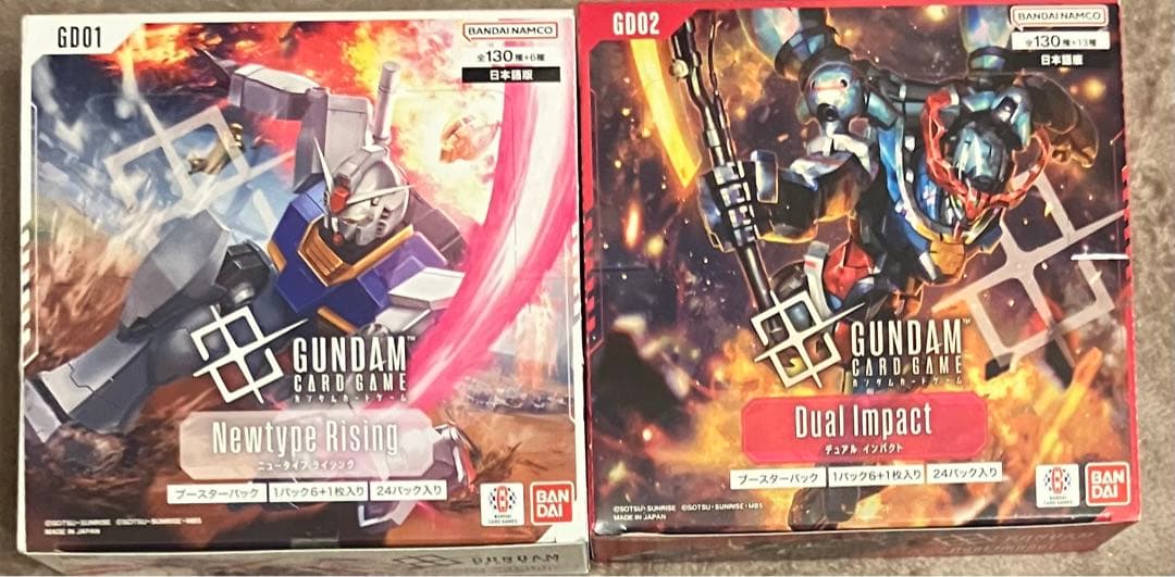 ガンダムカードゲーム デュアルインパクトGD02 ニュータイプ GD01