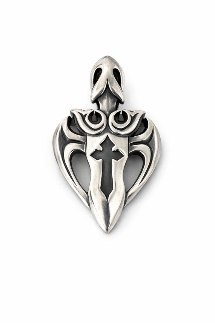 なーご ゴシックデザイン ペンダントトップ クロスモチーフ　4339