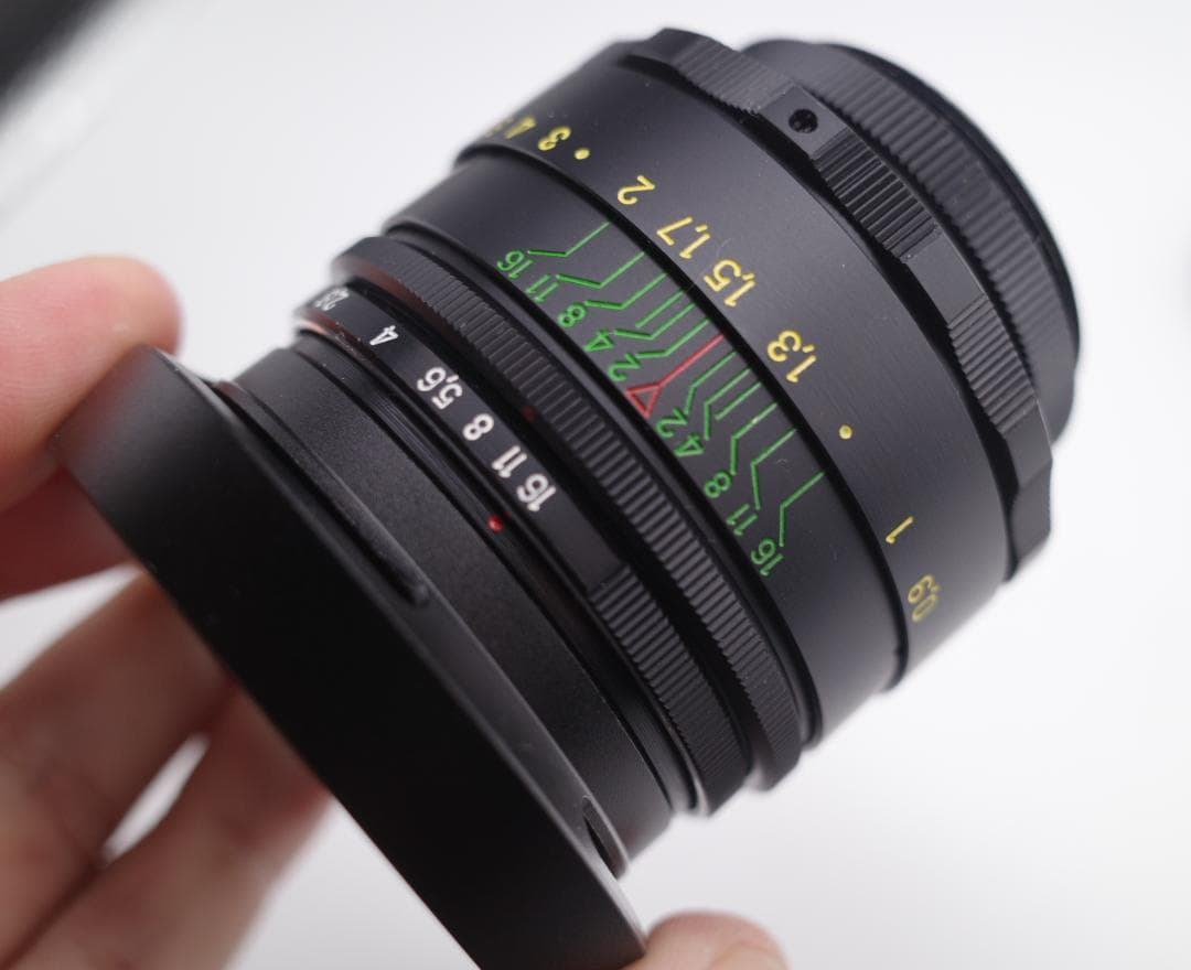 73 デッドストック　ぐるぐるボケレンズ　ヘリオス　44-2　M42