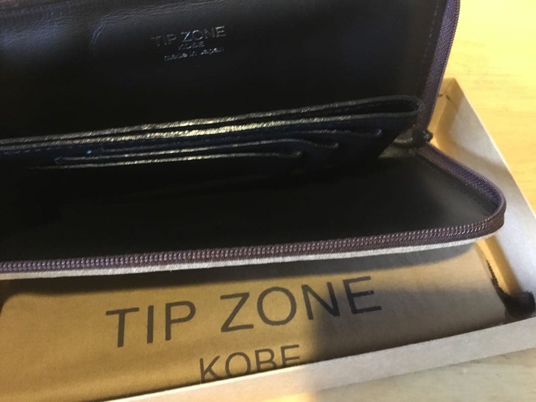 【新品】TIP ZONE 長財布 ブラウン 収納袋付き