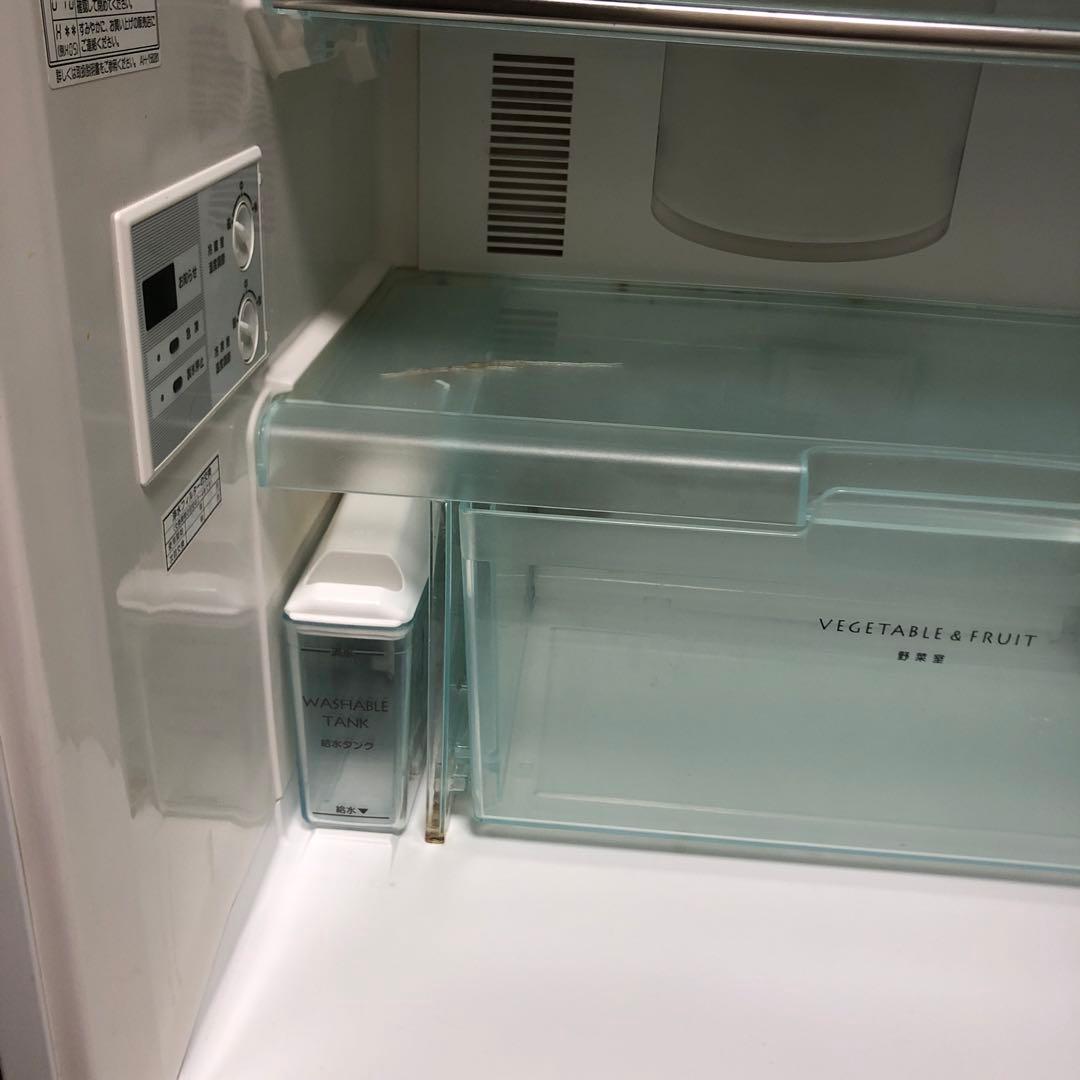 送料込みナショナルWiLL FRIDGE クリームホワイトレトロ冷蔵庫　260l