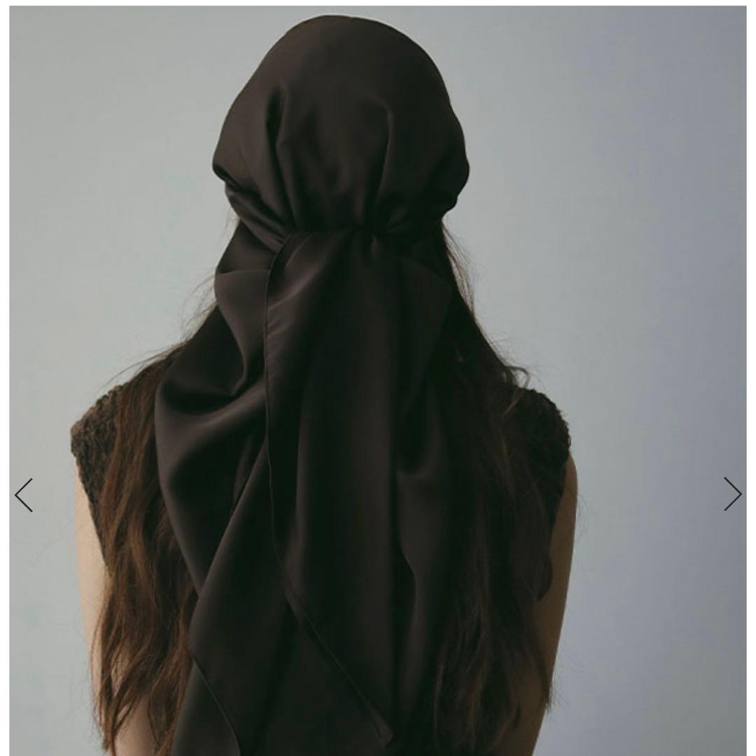 エトレトウキョウ⭐︎新品未使用⭐︎CA4LAxETRコラボスカーフキャップ　ブラウン