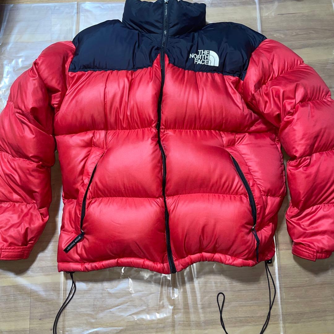 THE NORTH FACE ダウンジャケット NF002YO 赤黒