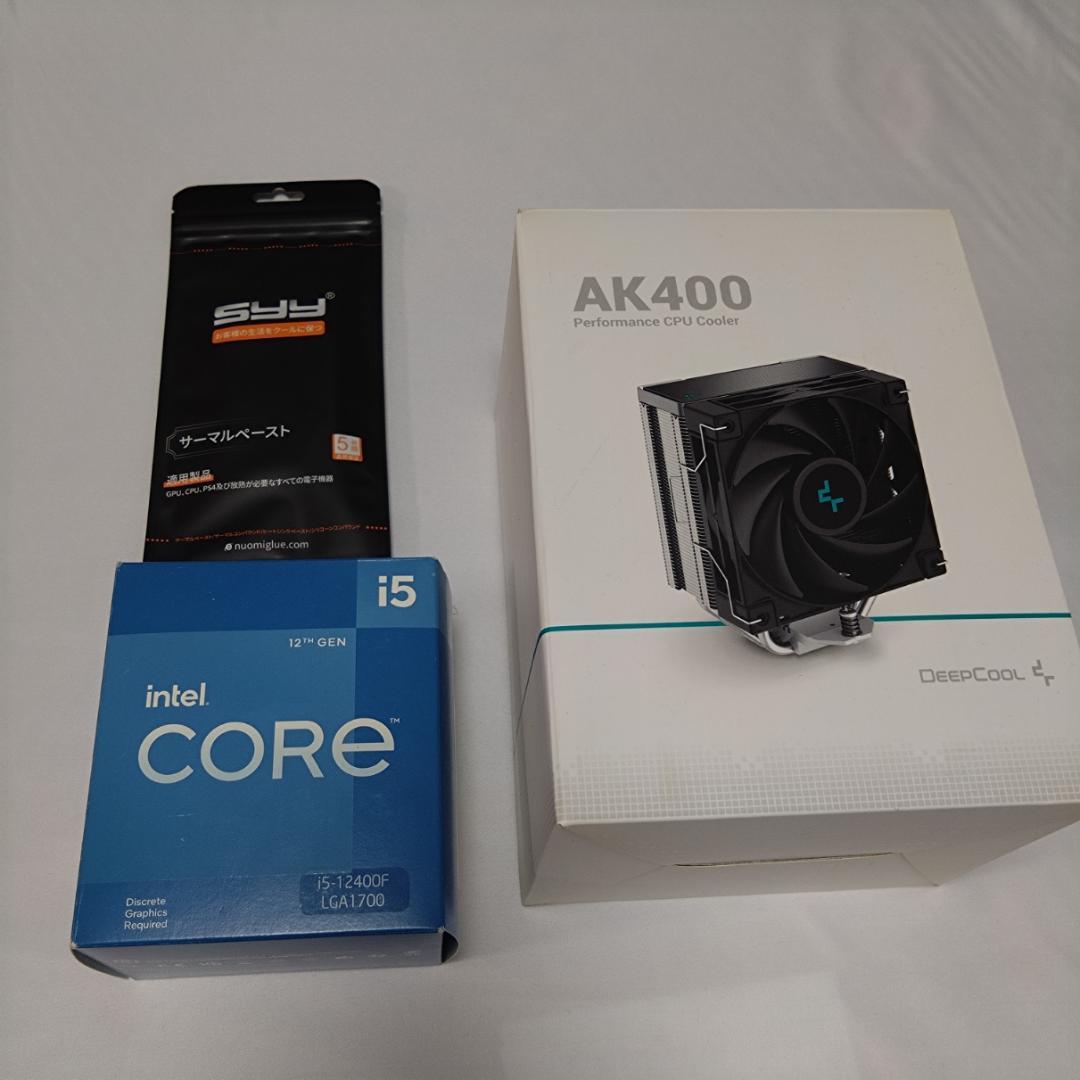 Intel Core i5-12400F & DeepCool AK400セット