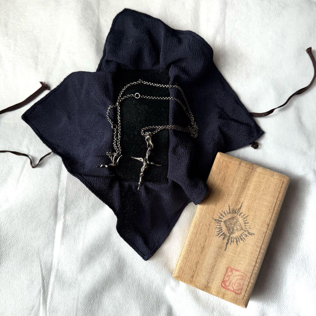 TAUJAN SV925 クロス ロザリオ 十字架 ネックレス チェーン セット