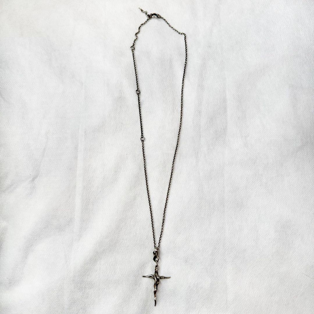 TAUJAN SV925 クロス ロザリオ 十字架 ネックレス チェーン セット