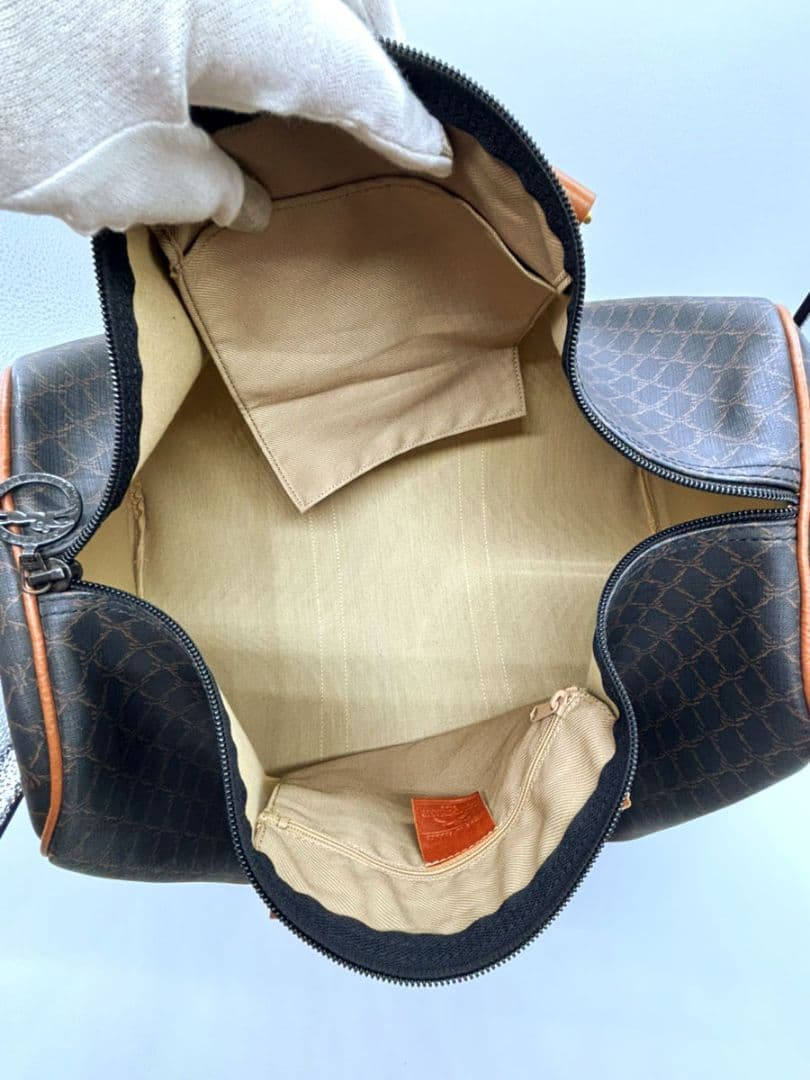 【美品】LONGCHAMP　ロンシャン　ボストンバッグ　トラベルバッグ　総柄