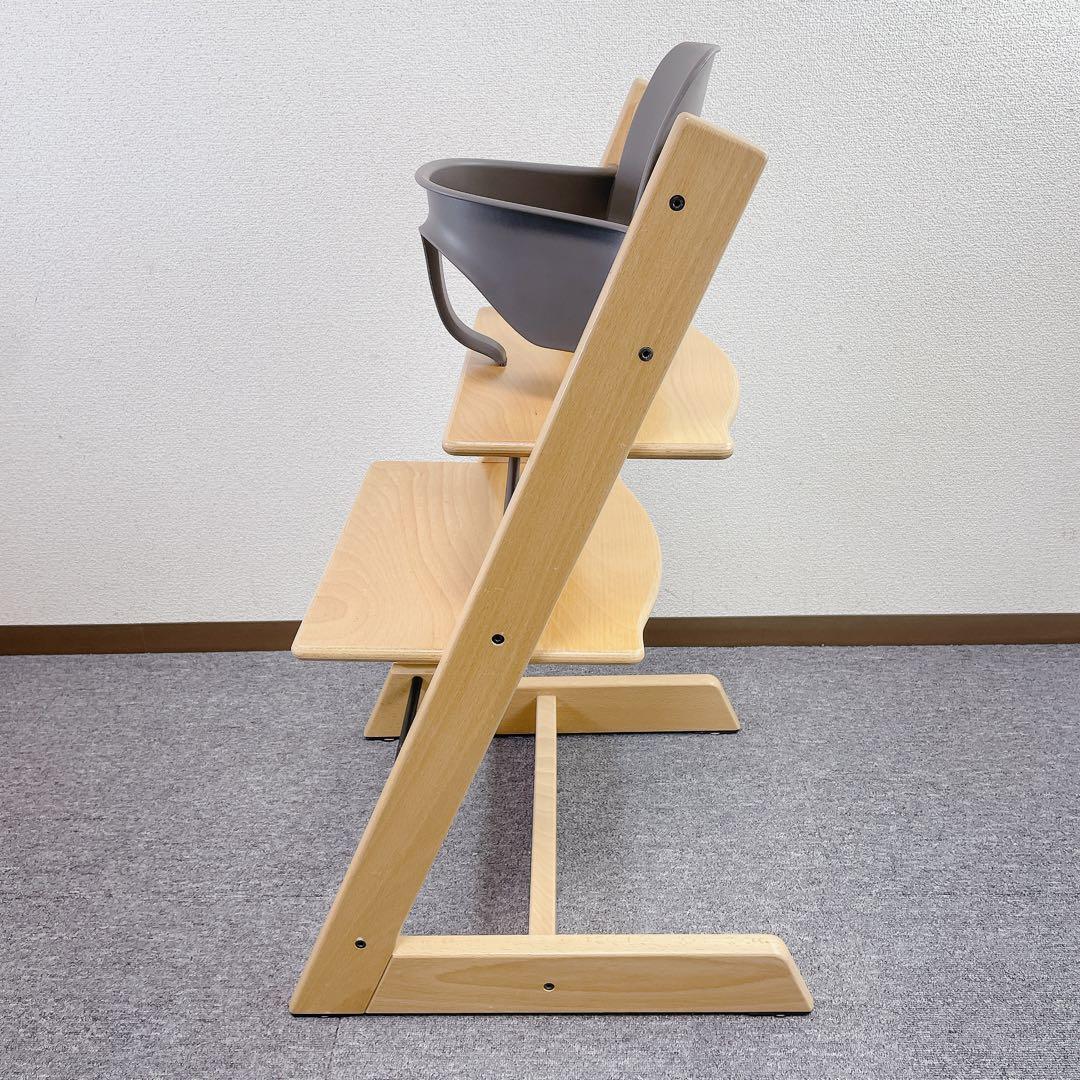 STOKKE TRIPP TRAPP ナチュラル No.4 ベビーセット付き