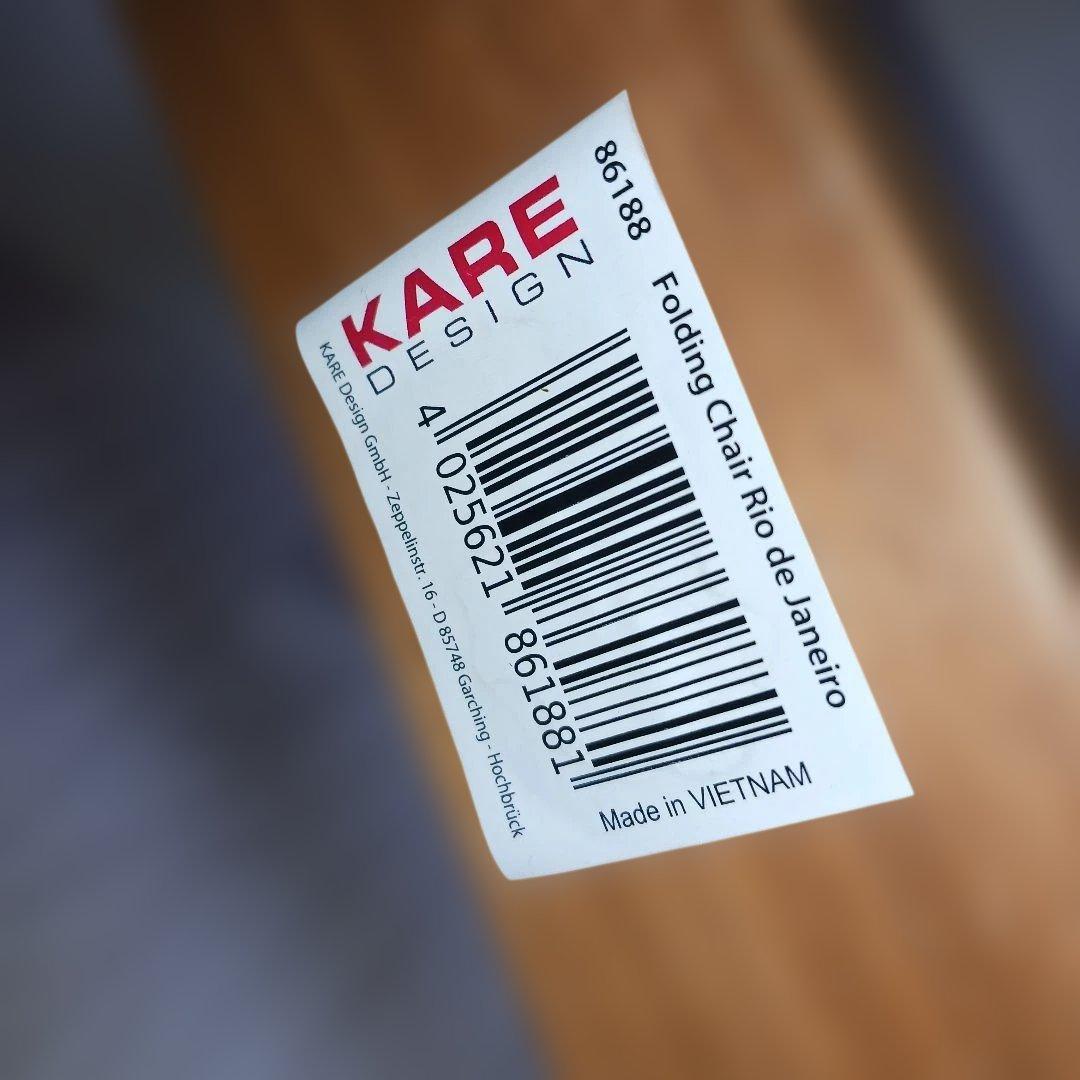 KARE リオデジャネイロ フォールディングチェア​「KARE（カレ）」