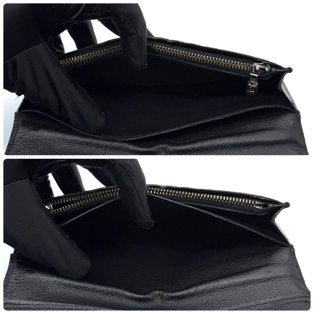 現行品 ルイヴィトン モノグラム エクリプス ポルトフォイユ ブラザ 財布 黒