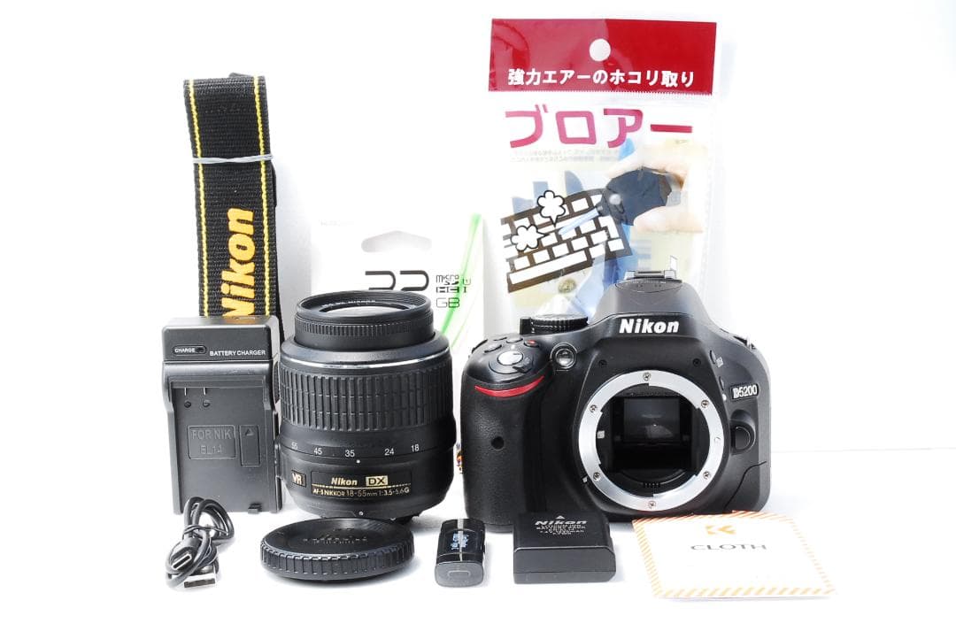 ❣️初心者おすすめ❣️ Nikon D5200 デジタル一眼レフ スマホ転送OK