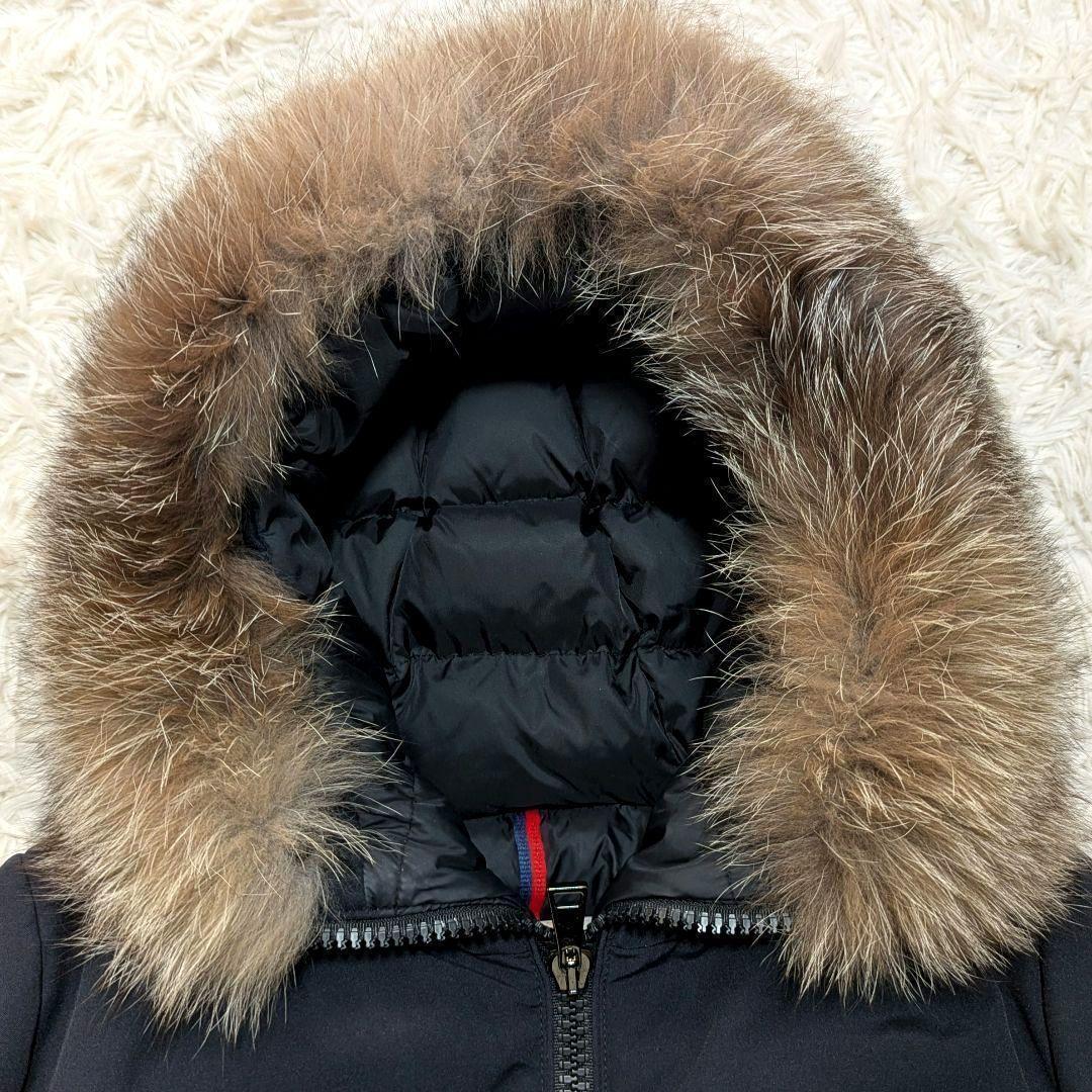【美品】MONCLER BLAVET ダウンジャケット フォックスファー
