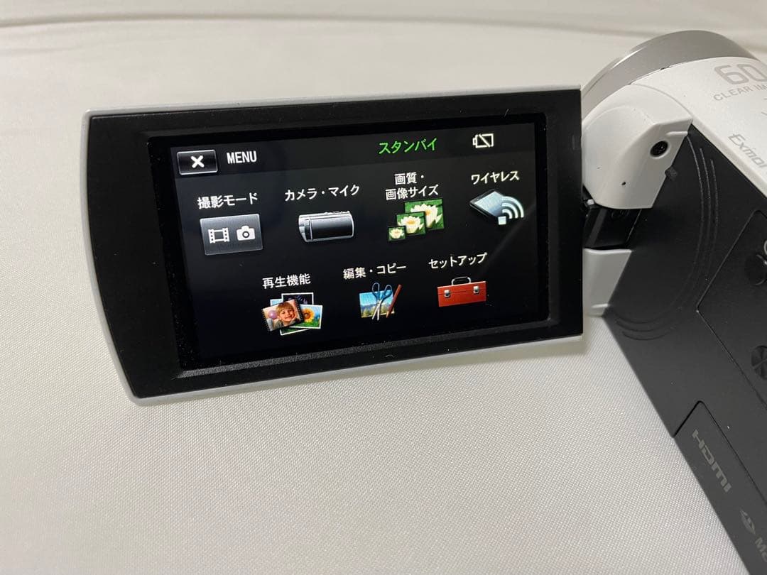 Sony HDR-CX480デジタル ビデオカメラ 動作品