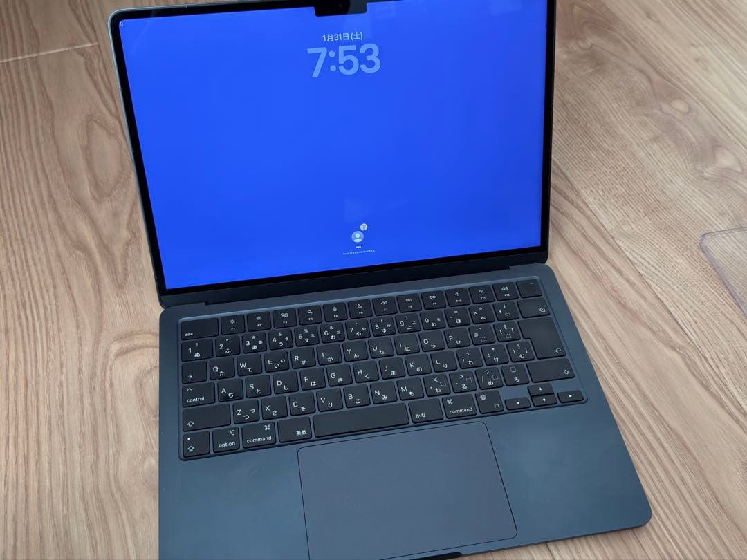 Apple MacBook air 2022 m2 ミッドナイト中古　256GB