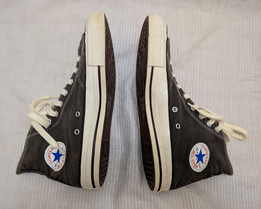 80s コンバース　オールスター　ハイカット　黒　28㌢　9ハーフ　USA製