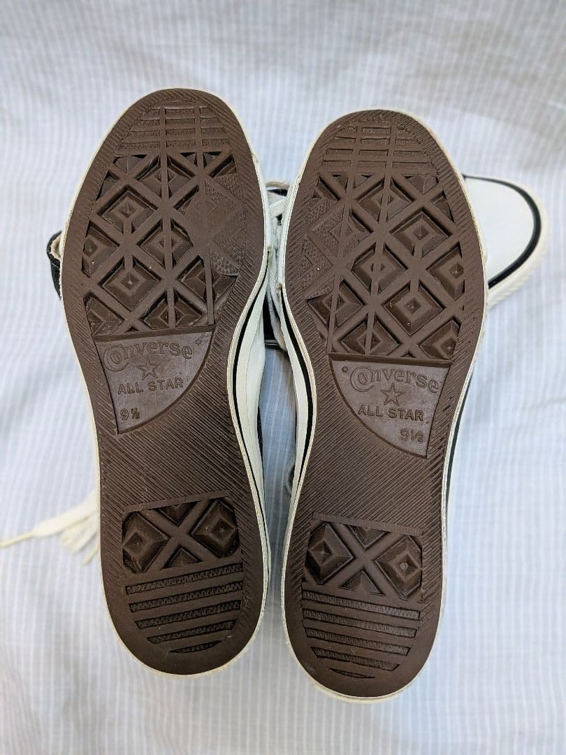 80s コンバース　オールスター　ハイカット　黒　28㌢　9ハーフ　USA製